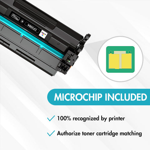 Replacement HP 148A Toner 10-Pack Set (Smart Chip) | Displays Toner Levels