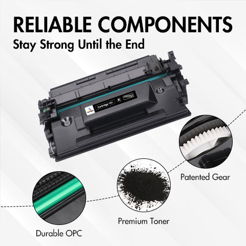 Compatible Canon 121 Toner Cartridge Black-With Chip-2PK
