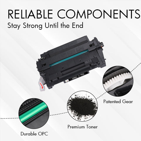 Compatible HP 55A Black Toner Cartridge (CE255A) – Standard Yield