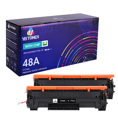 CF248A hp 48a black toner cartridges 2PK