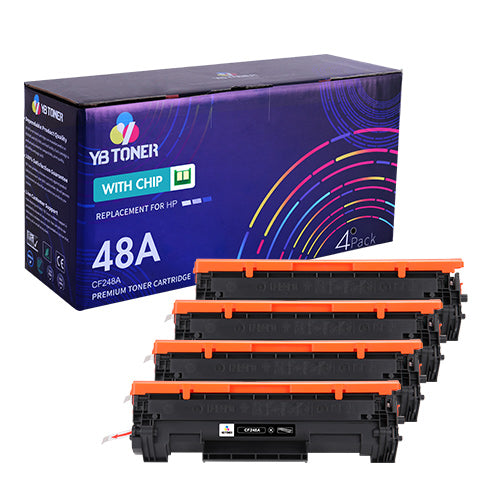 CF248A hp 48a black toner cartridges 4PK