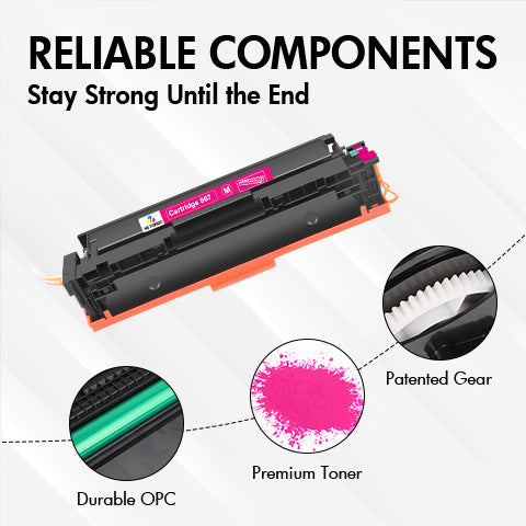 Compatible Canon 067 Magenta Toner Cartridge | Smart Chip | Monitors Toner Level