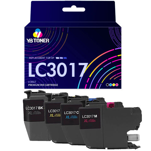 Brother LC317 ink cartridges 4-pack