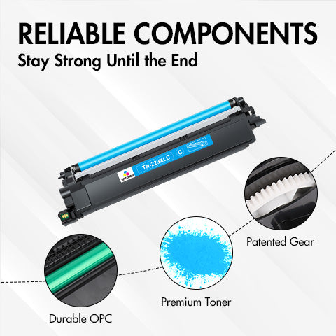 Compatible Brother TN229XL Cyan Toner Cartridge