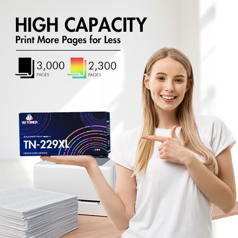 Brother TN229XL Toner Cartridges 4PK