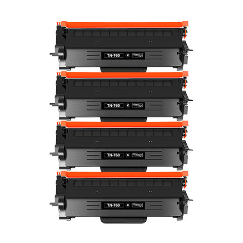 Brother TN76 Toner Cartridges 4-Pack