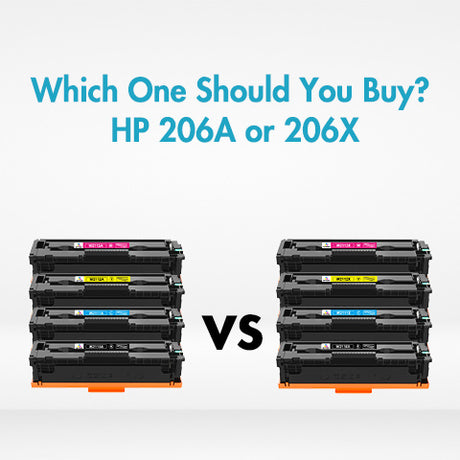 HP 206A vs 206X|||hp 206a vs 206x||||||||HP 206X toner|||