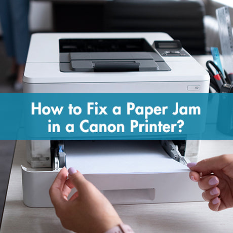 How to Fix a Paper Jam in a Canon Printer|||