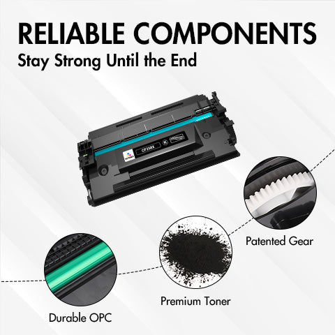 (No Chip) CF258X Toner - Compatible HP 58X Toners 2-Pack