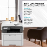 Brother TN81 toner cartridges 4-pack