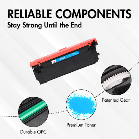 CF361X - Remanufactured HP 508X Cyan Toner Cartridge