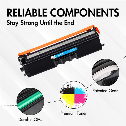 Brother TN436 Toner Set | Compatible TN-436BK/C/M/Y 4-Pack