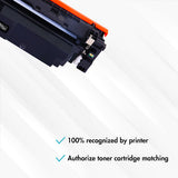 Firmware-Safe Compatible HP 210X Yellow Toner Cartridge W2102X | With Upgraded Chip, No Chip Error