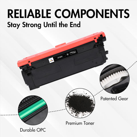 CF360X - Remanufactured HP 508X Black Toner Cartridge