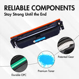 Compatible Canon 069 Cyan Toner Cartridge - Standard Yield (5093C001) - Displays Toner Level