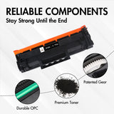 Replacement HP 134A Black Toner W1340A (With Chip) 4-Pack