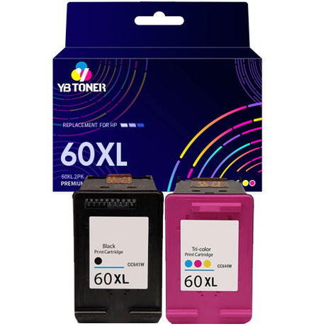 HP 6xl Black and Tri-Color Ink 2-pack