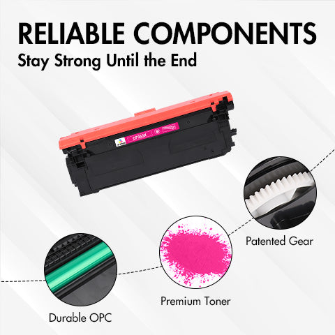 CF363X - Remanufactured HP 508X Magenta Toner Cartridge