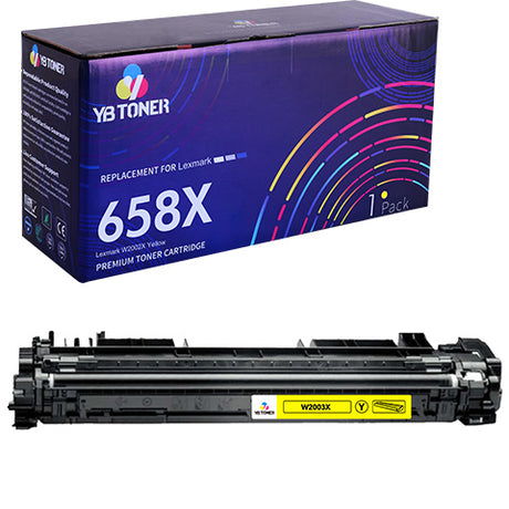 HP 658X Yellow Toner - W22X