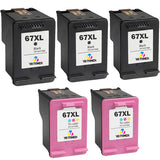 HP 67XL Combo Pack 5PK