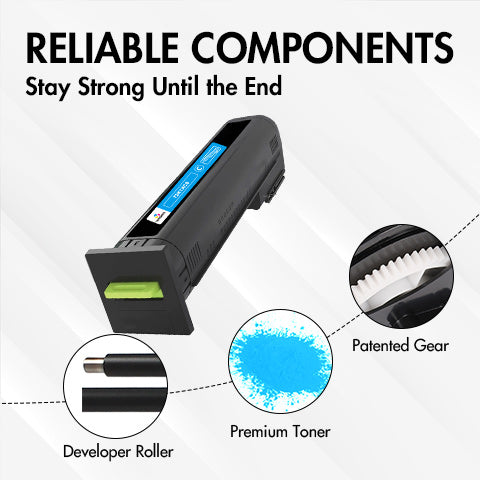 Lexmark Compatible 72K1XC0 Cyan Toner Cartridge