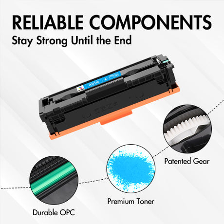 compatible HP 215A cyan toner