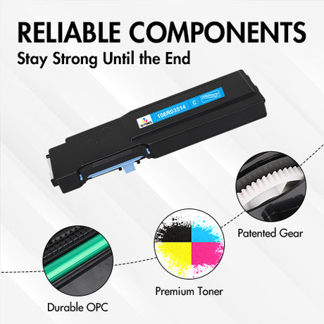 Compatible High Capacity Xerox VersaLink C4/C45 Toner Cartridge Set