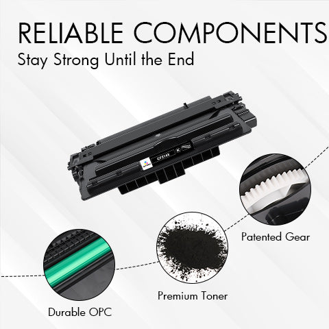 Compatible HP 14X Black Toner Cartridge (CF214X) – High Yield