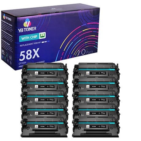 HP 58X Black LaserJet Toner Cartridge 1-Pack (With Chip)