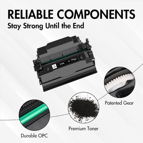 CF289X - Compatible HP 89X Toner Cartridge - Monitors Toner Level