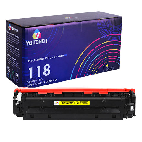 canon 118y yellow toner cartridge