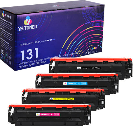 canon 131 toner cartridge set 4-pack