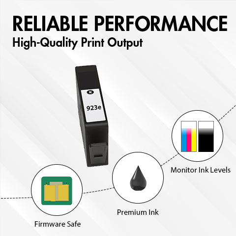 HP 923e black ink