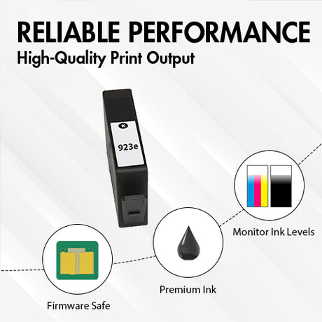 HP 923e black ink