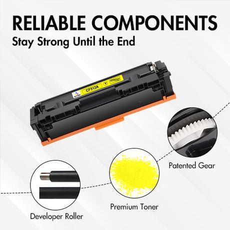 HP 24A Yellow Toner Cartridge CF512A