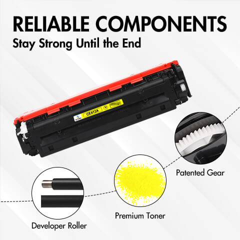 HP 35A CE412A Yellow Toner Cartridge
