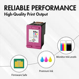 N9J91AN - Replacement HP 64XL Color Ink Cartridge - With Chip - High Yield - Firmware Safe