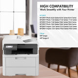 Replacement HP Ink 64XL Combo Pack of 5 - With Chip - High Yield (3 Black & 2 Tri-Color) - Firmware Safe