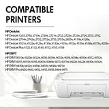Original HP 67XL Ink Cartridges 5-Pack - High Yield - 3 Black & 2 Tri-Color
