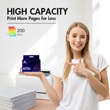 Replacement HP 67XL Color Ink Cartridge - With Chip - High Yield - 3YM58AN - Firmware Safe