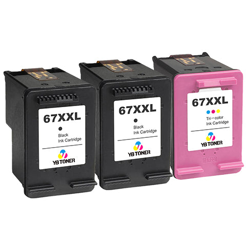 HP Ink 67XXL Combo Pack of 3