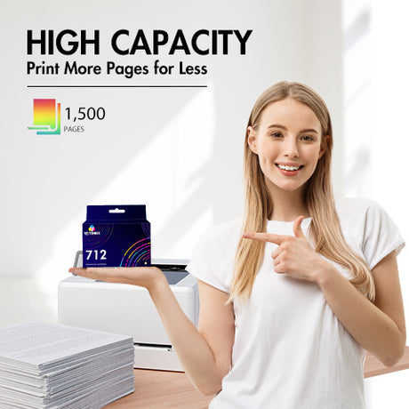 Compatible HP 712 Yellow Ink Cartridge