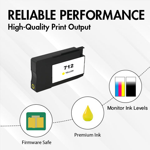 hp 712 ink cartridge replacement