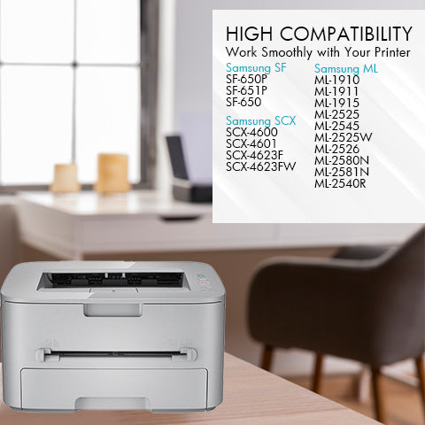 Compatible Samsung MLT-D105S Black Toner Cartridge - Standard Yield