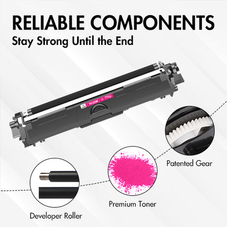 Brother TN225 Magenta Toner Cartridge
