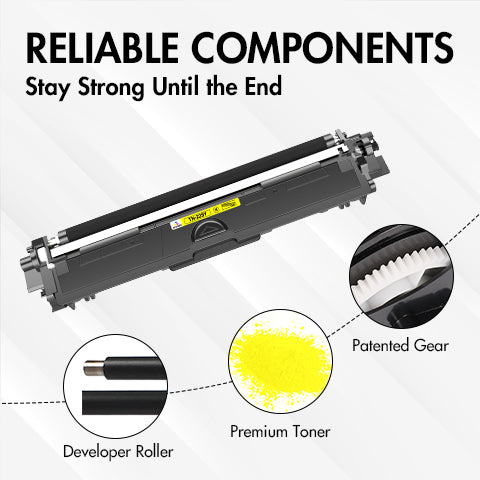 Brother TN225 Yellow Toner Cartridge