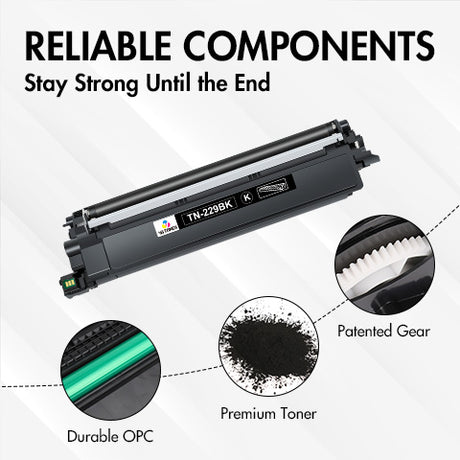 Brother TN229BK Black Toner Cartridge