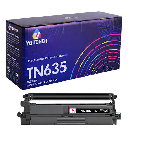 Brother TN635BK Black Toner Cartridge