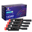 W1143AD-4PK hp 143ad black toner reload kits