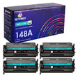4-Pack Compatible HP 148A Toner Cartridge
